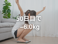 50日目で−6.0キロ