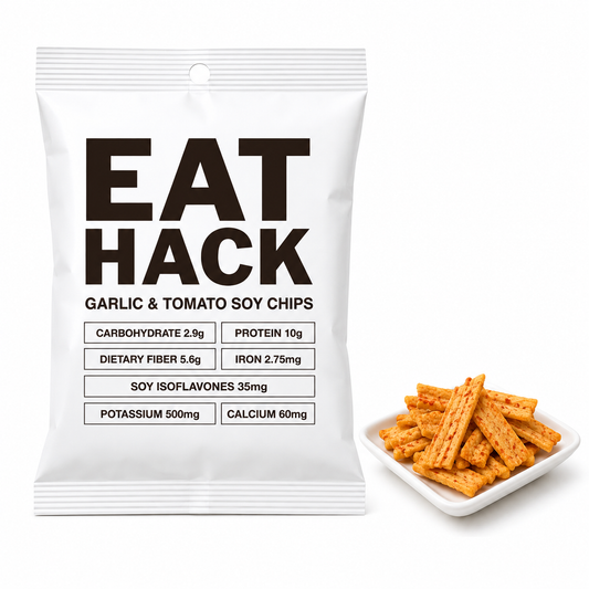 ※期間限定9月25日まで送料無料※大豆由来のトマトガーリックチップス|EATHACK(イートハック)チップス 10包 セット