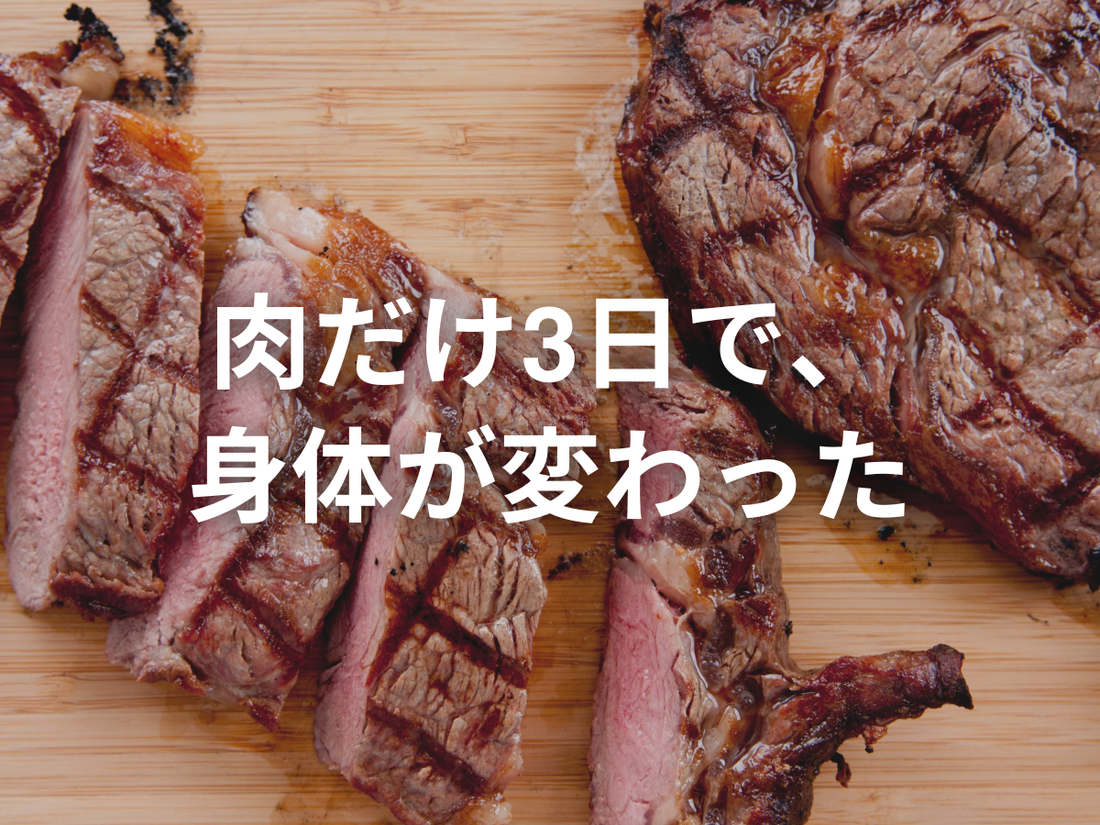 カーニボアダイエットをやったら、体調が驚くほど良くなった話