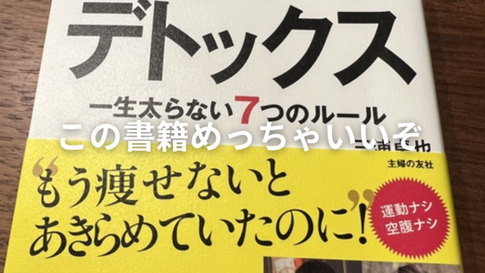 糖質デトックスが良すぎたから人類に読んで欲しい。