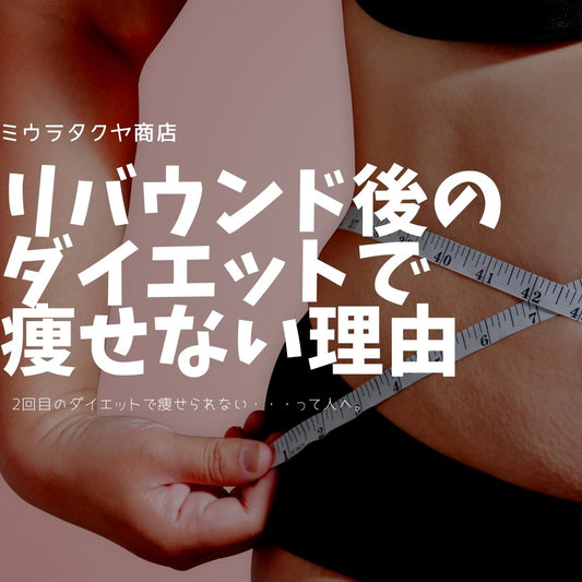 ダイエット再挑戦した時に思ったより痩せない。 | ミウラタクヤ商店