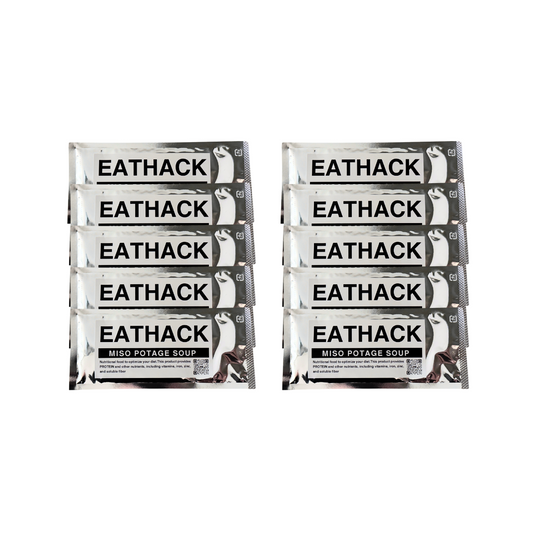 【送料無料】EATHACK プロテインスープ MISO（味噌風味）お試し10g×10包セット