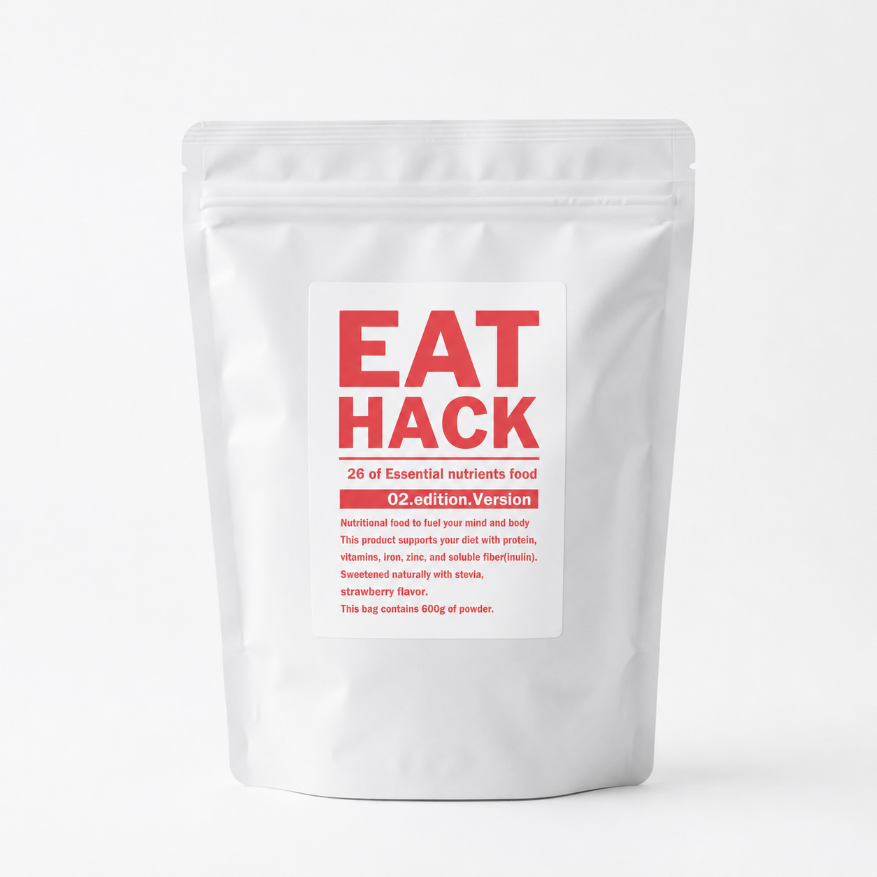断食プロテイン｜EAT-HACK （イートハック）ストロベリーミルク味 600g
