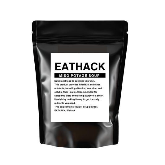 EATHACK プロテインスープ MISO（味噌風味）ポタージュスープ 粉末 400g